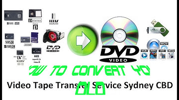 Converting Video Tapes to Digital by Works Perfect Sydney - How to Convert VHS to DVD - VCR to MP4