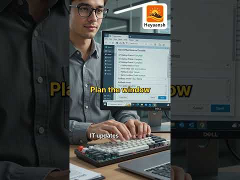 Plan IT Update Windows Before Changes