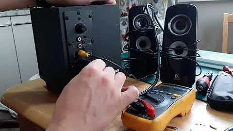 Logitech Speakers Not Working - no Idea Why. Subwoofer Disassembly