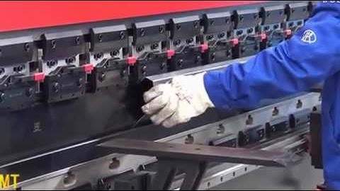 ZTMT Delem Da66t press brake operation video
