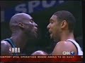 Kervin Garnett trash talks Tim Duncan 2002