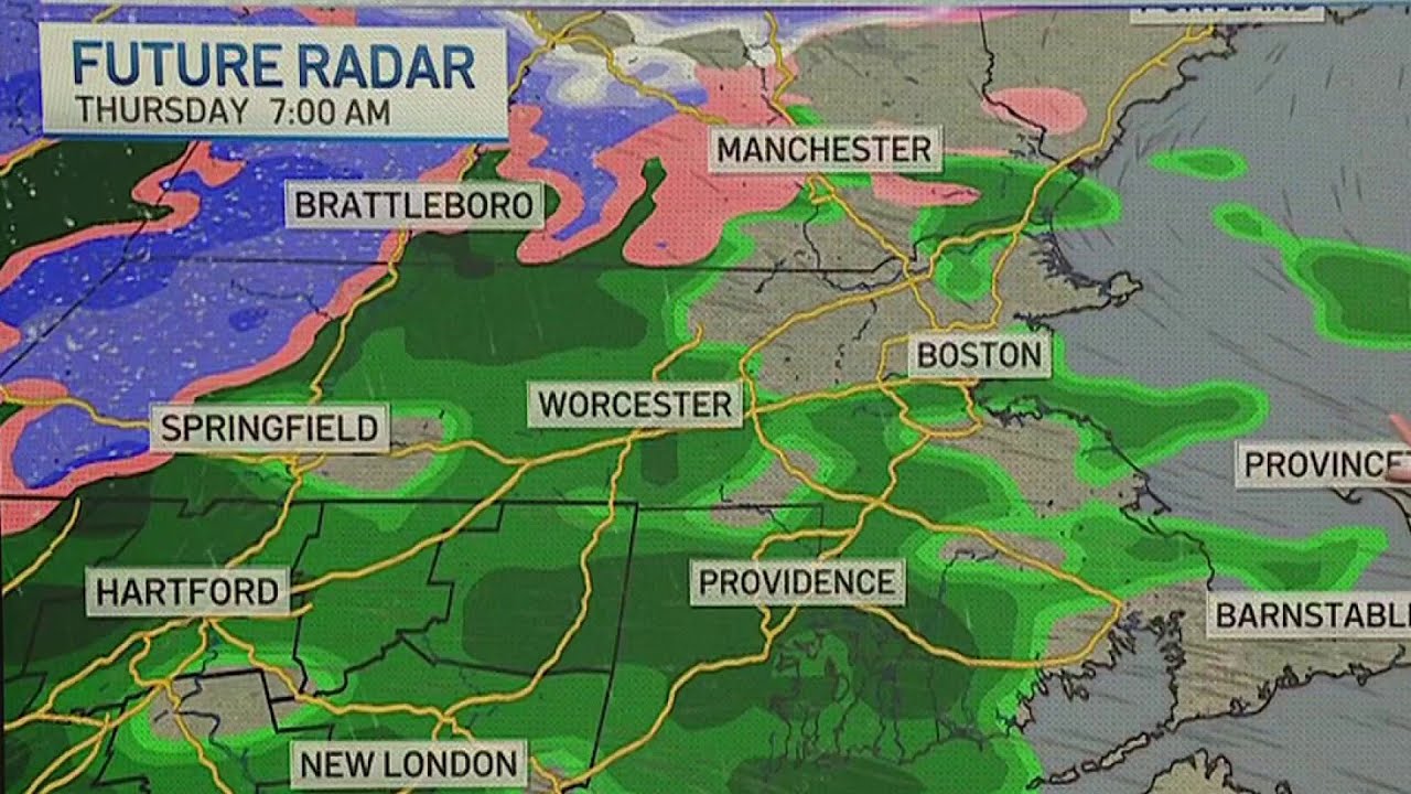 Winter storm warnings issued for New England on Thanksgiving Day - YouTube