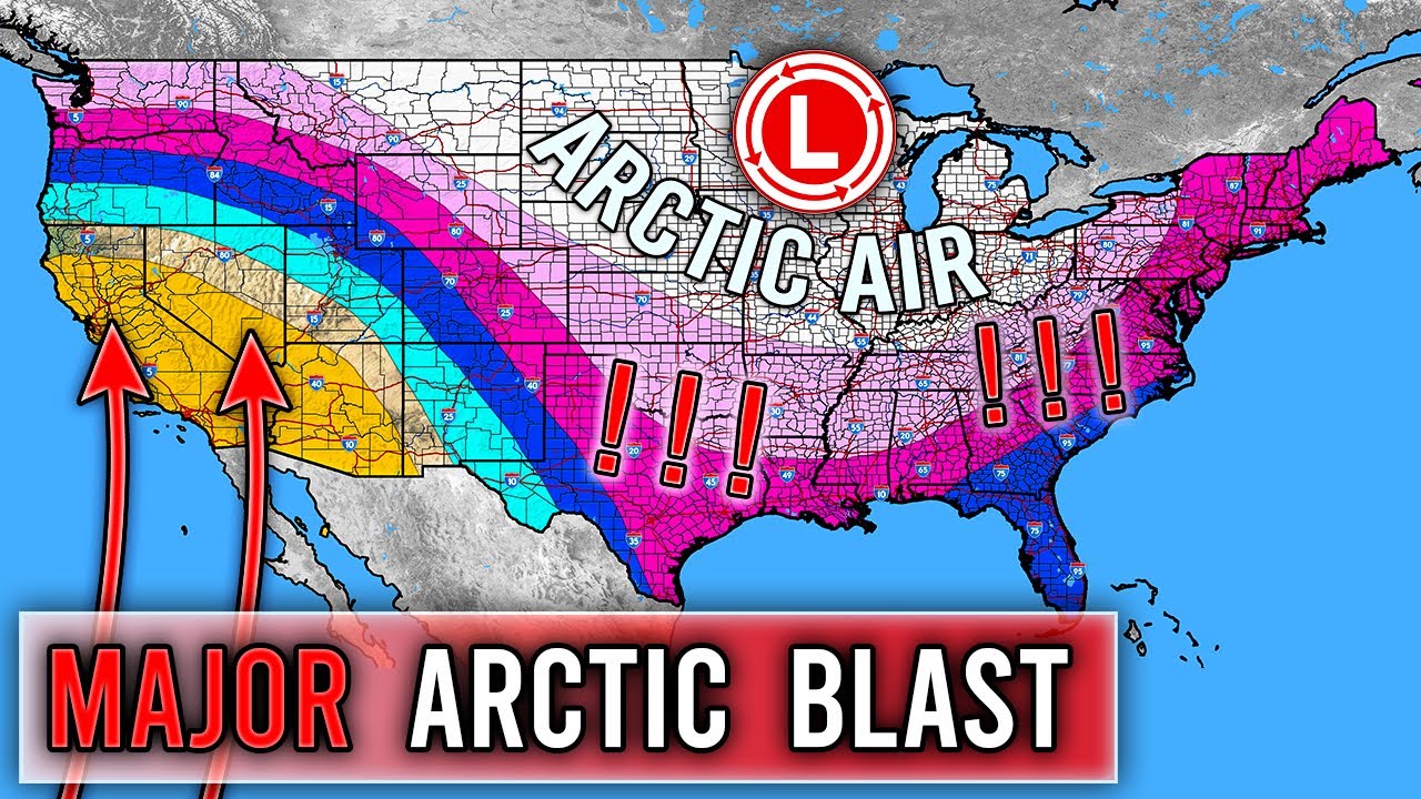 Upcoming Major Arctic Blast... Extreme Weather, Huge Cool Down, Snowstorm