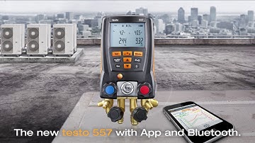 The testo 557 Digital Manifold - Now with Bluetooth and easy to use App