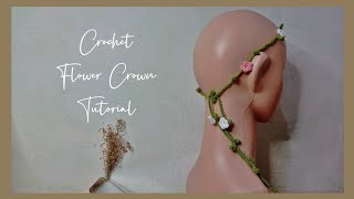 Crochet Flower Crown / Headband Tutorial | Easy |