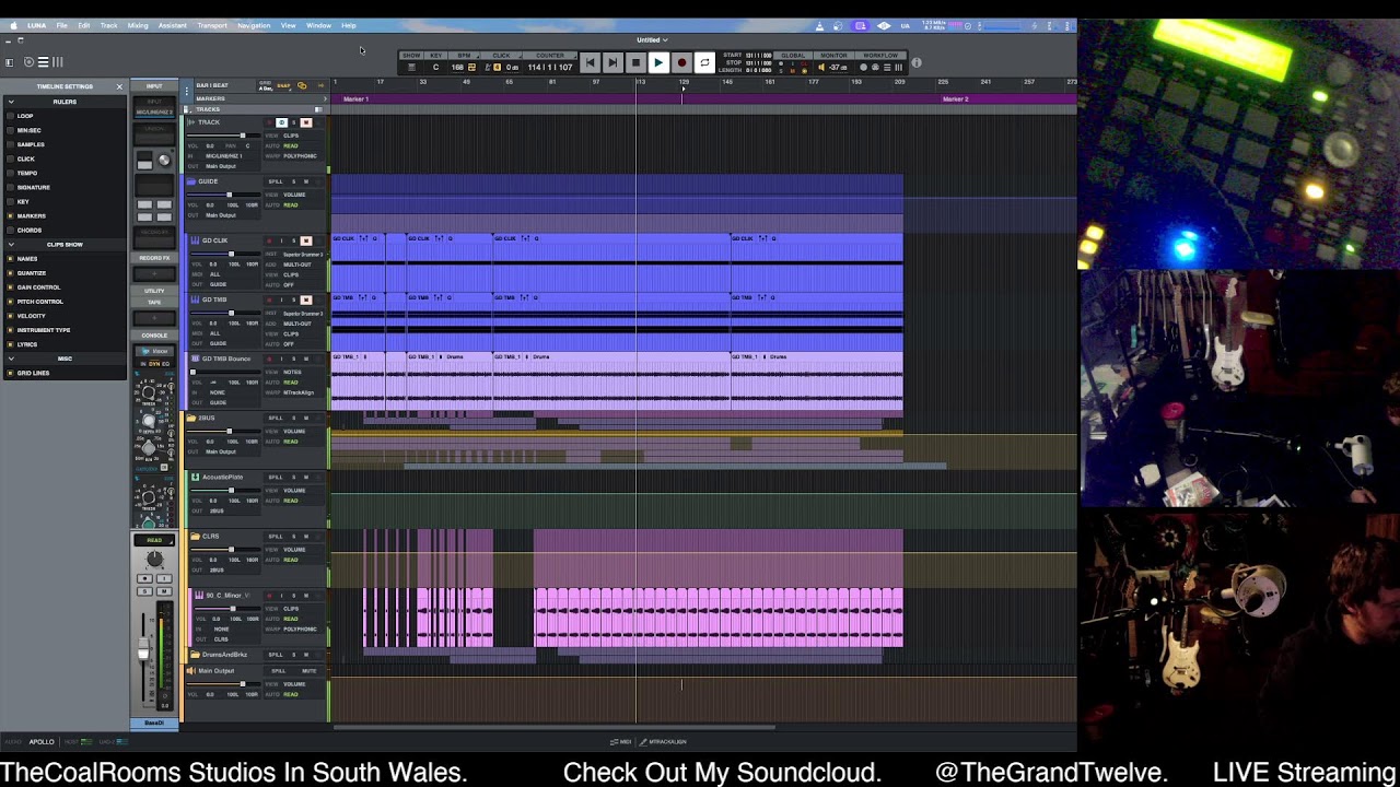 LUNA STUDIO 3.0 - More Sorting And Mixing EDM Tracks Using The MPC1K - Live@TheCoalRooms - 19/09/26