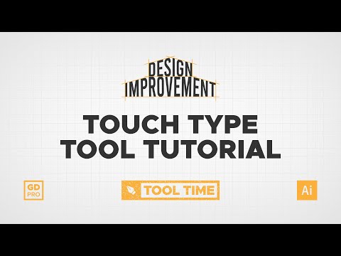 How the Touch Type Tool Works • Adobe Illustrator Tutorial