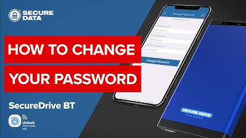 How to Change Your Password for the SecureDrive BT: a Hardware Encrypted External Portable Drive