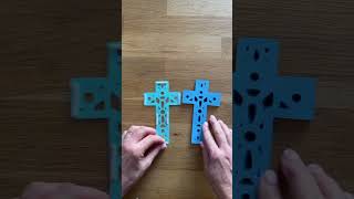 Layered Easter Cross. Make This Cute Cross For Easter