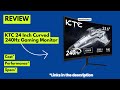 KTC 24 Inch Curved 240Hz Gaming Monitor Review | 1ms, 1500R Curve, Adaptive Sync Tested