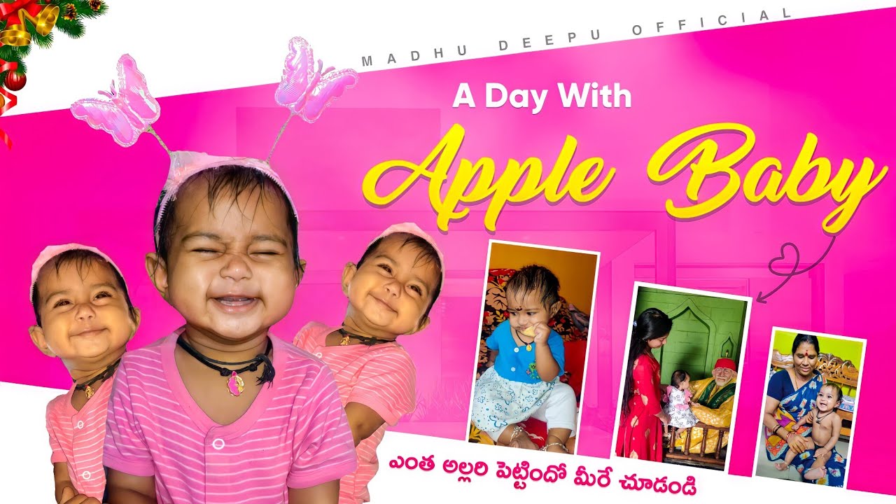 Full day vlog with my Apple baby🍎coledy😂|madhudeepuofficial|