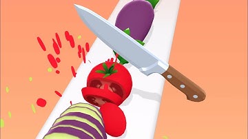 Perfect Slices🔪 - All Max Levels Gameplay Android ios Gaming