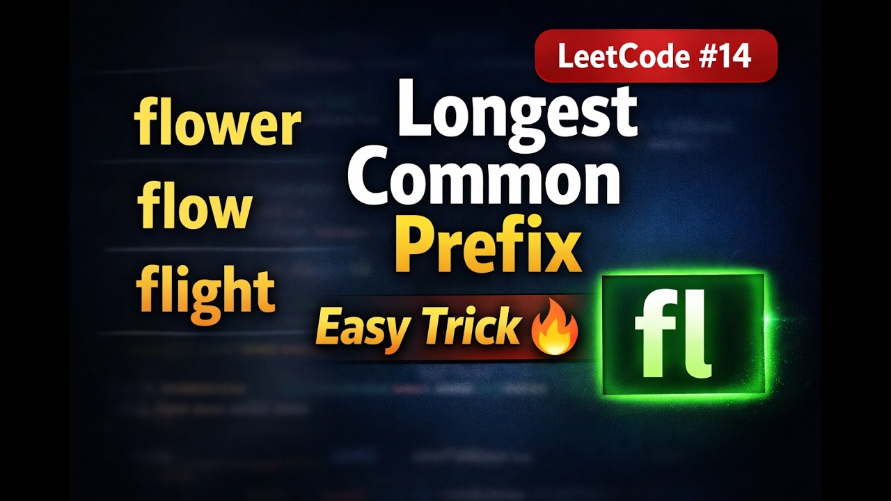 14. Longest Common Prefix - YouTube