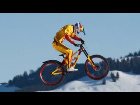 SKI ALPIN - La mythique Streif devalée par un cycliste de l'extrême