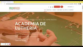 Cómo me registro en la plataforma Academia Luthería BricoMusicos