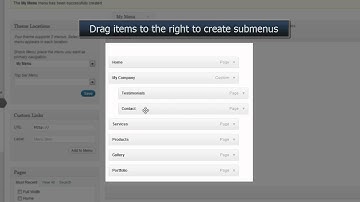 How to configure menu, submenu and top bar menu into your Theme