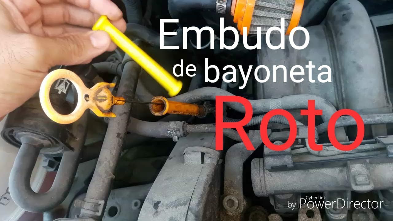 Tuvo de BAYONETA ROTO / embudo bayoneta / Proyecto VW Lupo