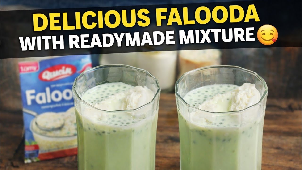 Falooda with readymade mixture 😋 | quick and delicious recipes | by @shabanasayyed_01 