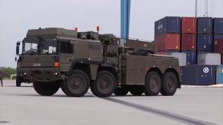 British Cargo Ship Arrives To Szczecin, Poland