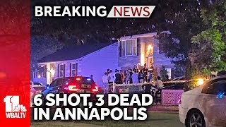 6 shot, 3 dead in Annapolis mass shooting