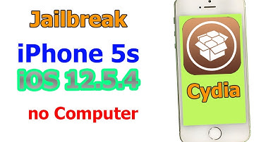 Jailbreak iPhone 5s iOS 12.5.4 no Computer