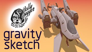 Gravity Sketch (VR 3D sketching) - Infinity the game - Dolly Dagger sketch screenshot 5