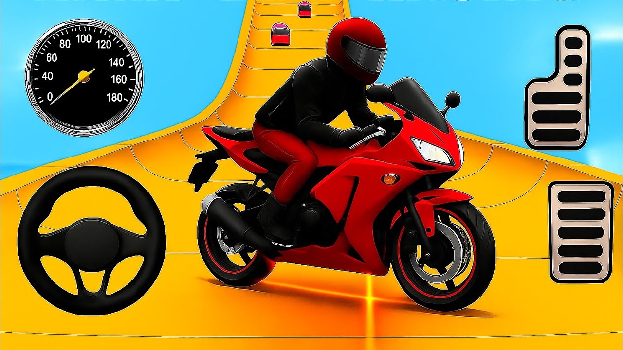 Impossible GT Bike Stunt Racing - GT Bike Stunts Impossible Tracks - Android Gameplay 