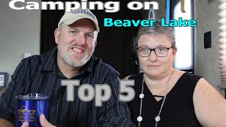 The Best Places to Camp on Beaver Lake in Arkansas!