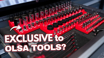 🧲Olsa Tools 3-Row Magnetic Socket Holder 🧰