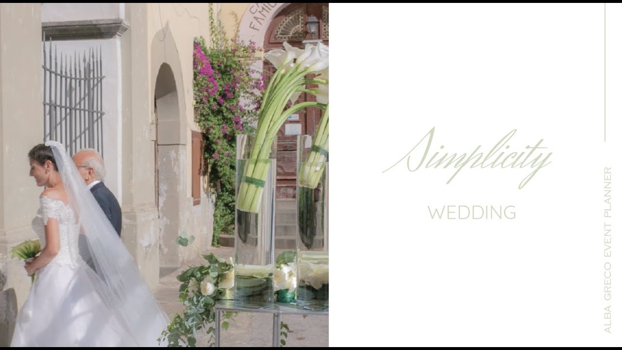 Un Matrimonio Semplice Semplicity Wedding Youtube