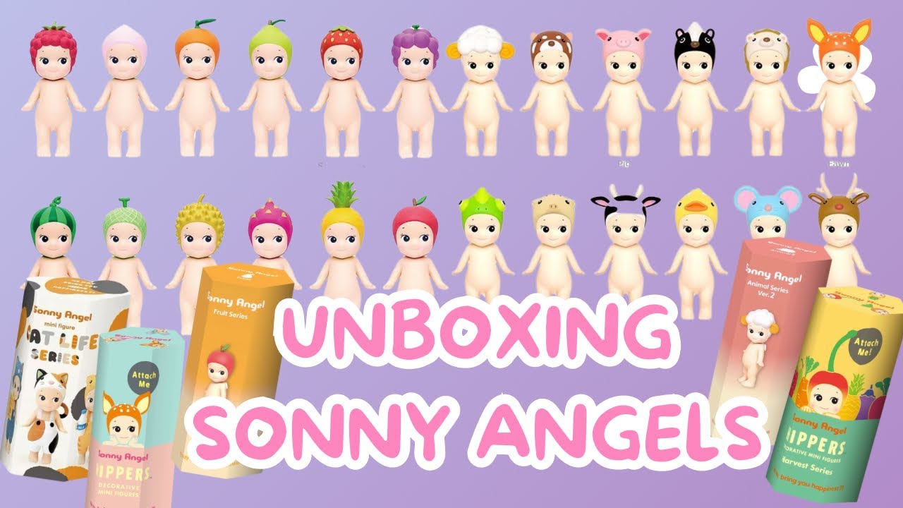 Unboxing Sonny Angels (5 total: cat, animal vol 2, animal hipper 