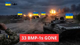 Russia Lost 33 BMP-1s Near Chasiv Yar — Ukraine's NLAW + FPV Ambush Explained