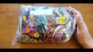 Thrift Store mystery $19.99 vintage jewelry unbagging!!!!!