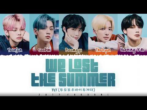 Txt 'We Lost The Summer' Lyrics