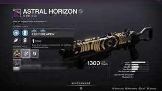 HOW TO GET ASTRAL HORIZON - DESTINY 2