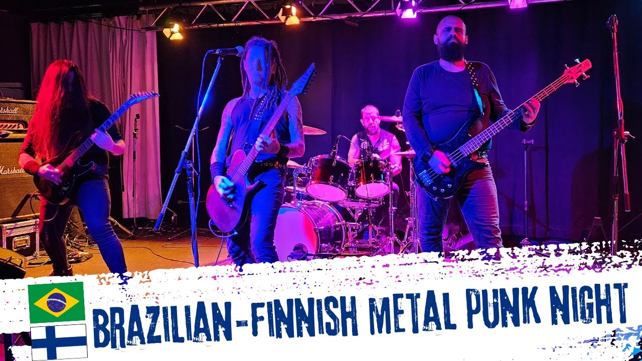 Brazilian-Finnish Metal Punk Night - Vazio, Jumalation, Kouristus LIVE @ Helsinki 1.9.2024