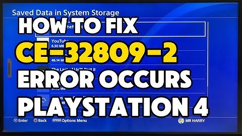 How To Fix PS4 CE-32809-2 An Error Occurred while launching the Game