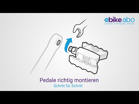 Pedale richtig montieren | eBike Abo