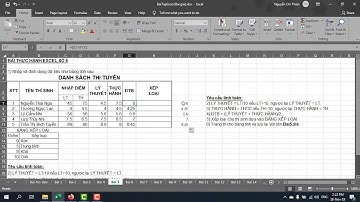 Giải bài tập Excel 5