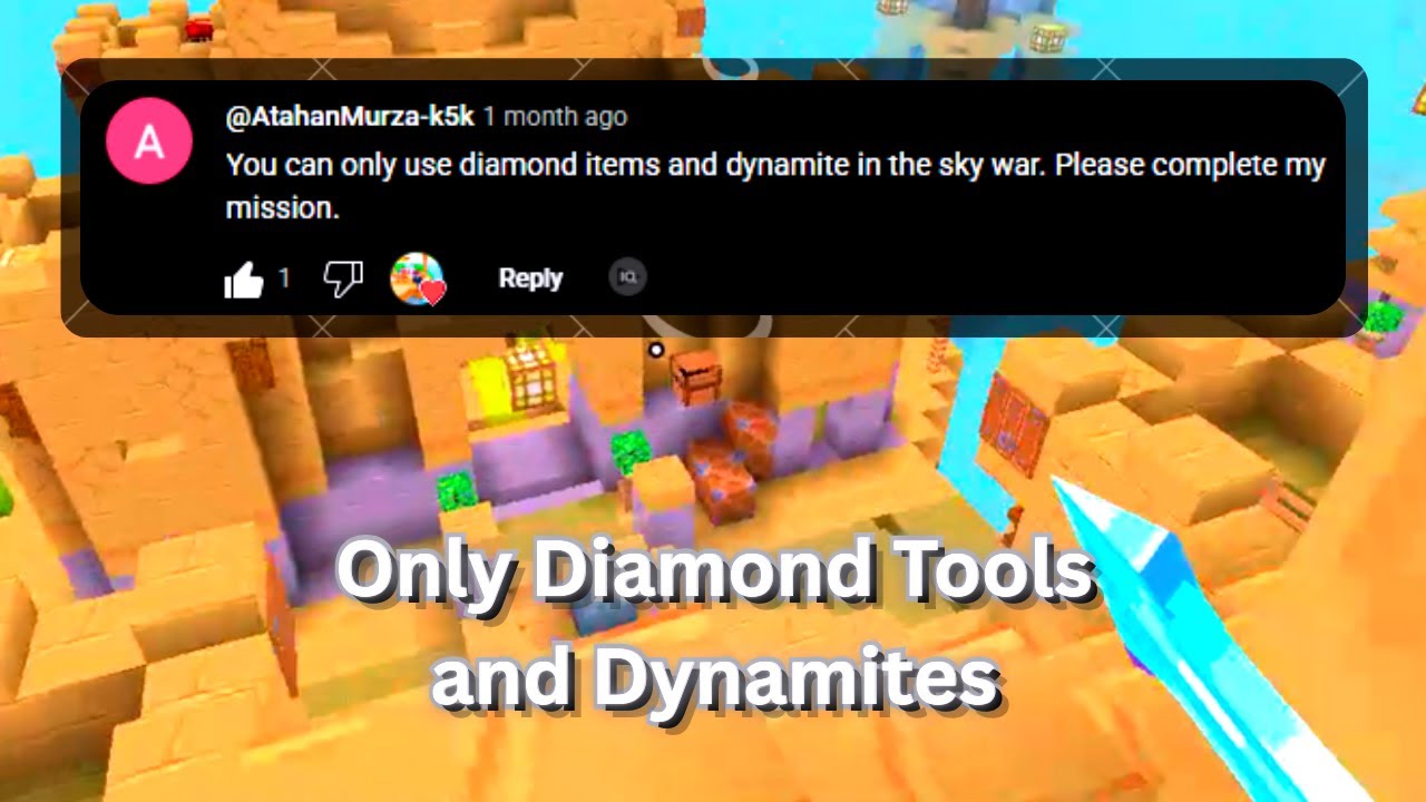 Epic Sky Wars with ONLY Diamonds and Dynamite! 💎🔥 | Minefun.io #28