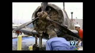 Douglas Sbd Dauntless Dive Bomber Lifted From Lake Michigan