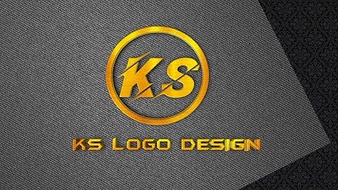 KS logo design on Android phone || professional logo design pixellab tutorial Sudhir Editing 🔥