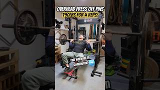4 rep maxes dont matter (Seated Shoulder Press 190lbs x 4) 🤙