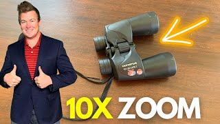 Review and demo of Olympus 10x50 Standard Binoculars