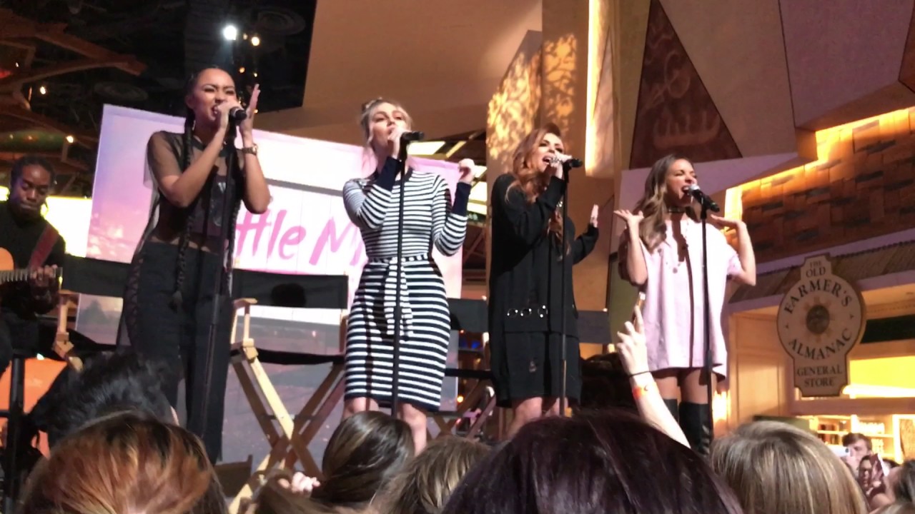Little Mix performing 