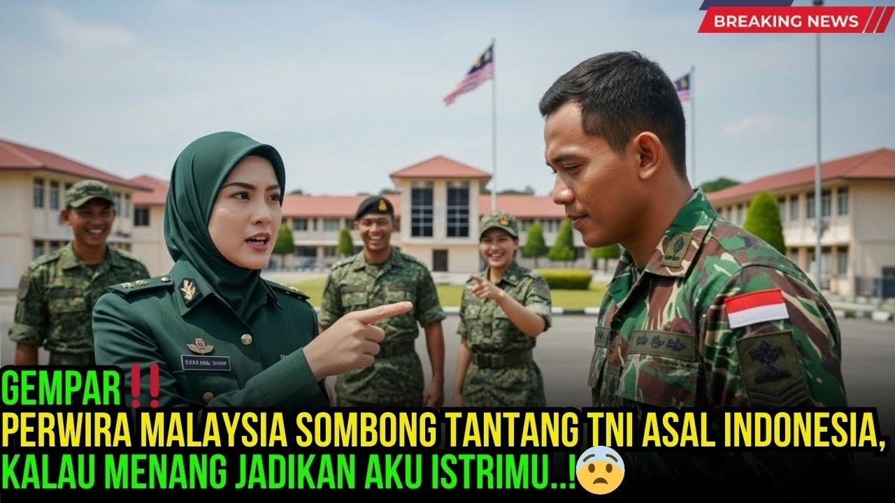 DIREMEHKAN DI MALAYSIA! “SAYA SIAP JADI ISTRIMU” Jika TNI IPUL Kalahkan Perwira Cantik 3 Menit