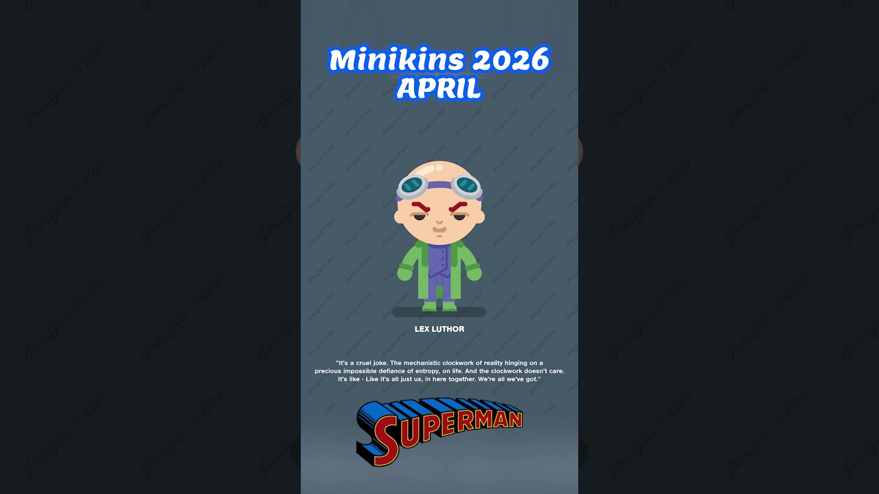 Superman Rogues - Minikins June 2026 #superman #supergirl #comic #dccomics #dc  #digitalart