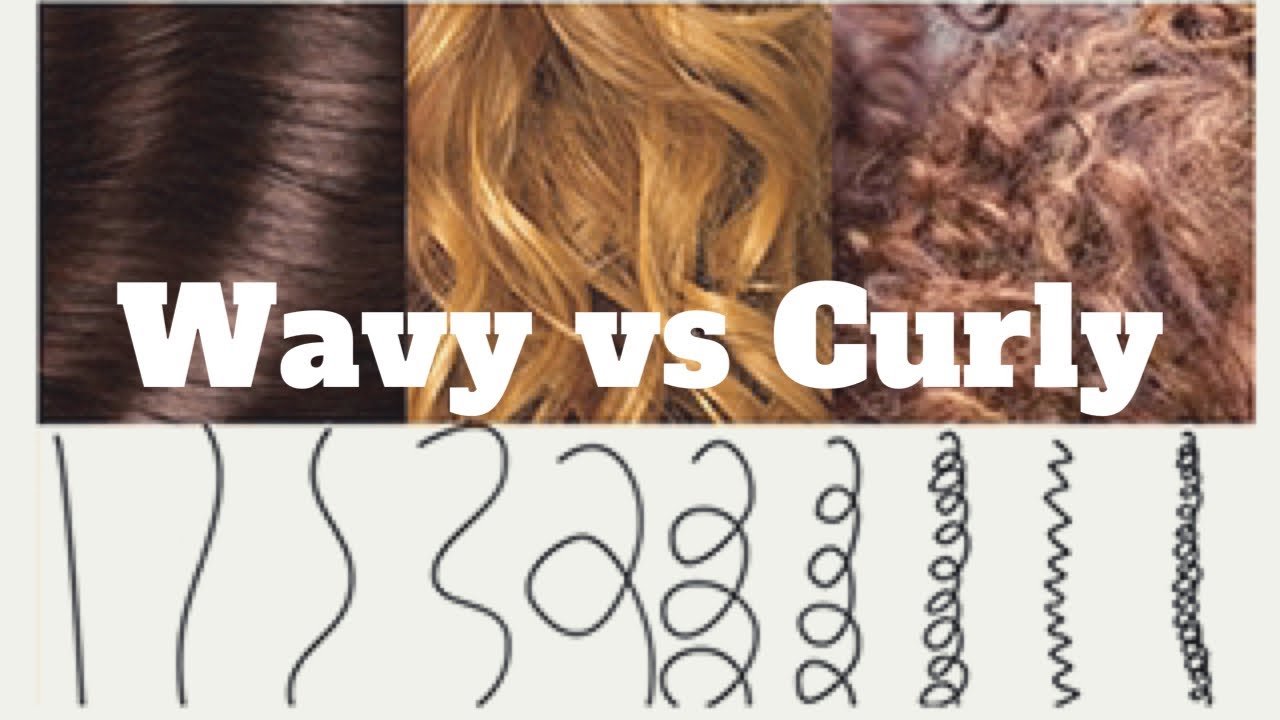 Wavy Hair vs Curly Hair - 4 DIFFERENCES - YouTube