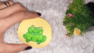 how to draw a frog  . تعليم رسم الحنه خطوة بخطوة للمبتدئين