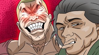 MOTOBE le CONTROLA la BOCA a JACK HANMA! Baki (parodia) 